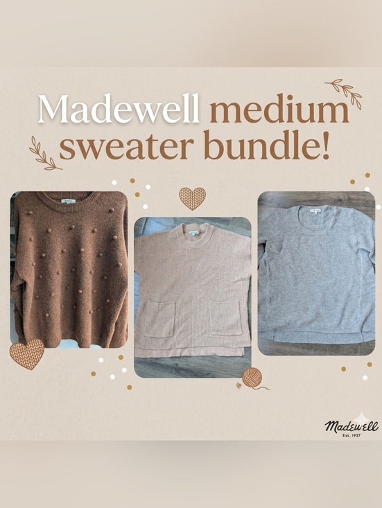 Madewell Sweaters - Madewell Bundle |Size Medium | Sweaters | 3 Pieces!